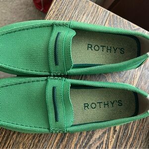 Rothy's Vibrant Green Women’s driver loafer